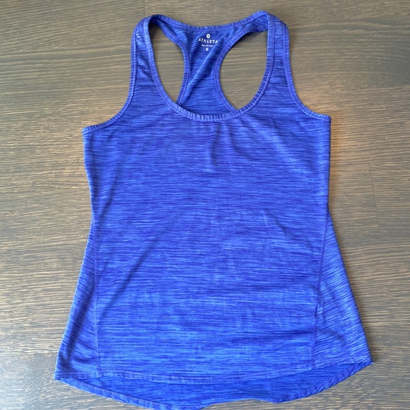 Athleta Tops - ATHLETA BRIGHT BLUE EASY FLOW TANK TOP SIZE SMALL